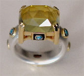 Blessed Blue Sun Ring